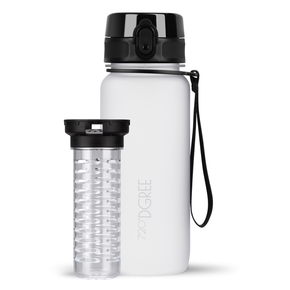 uberBottle Trinkflasche Snow White mit Fruchtbehälter