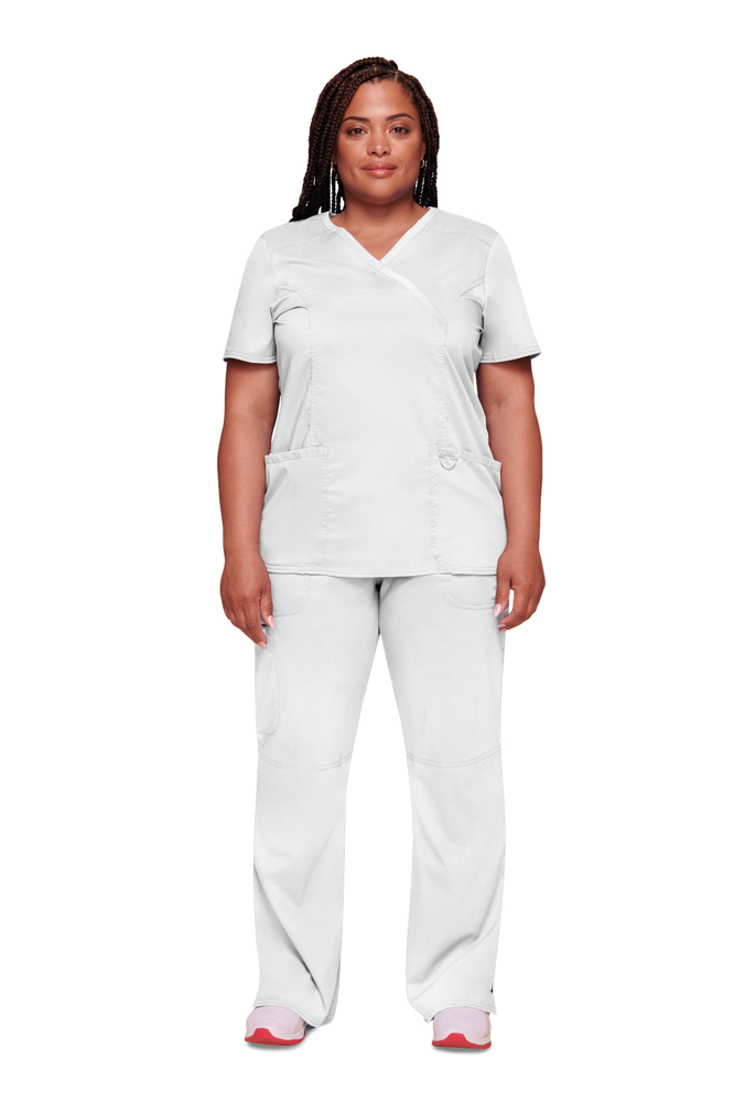 - Oberteil in Wickeloptik, Damen - white