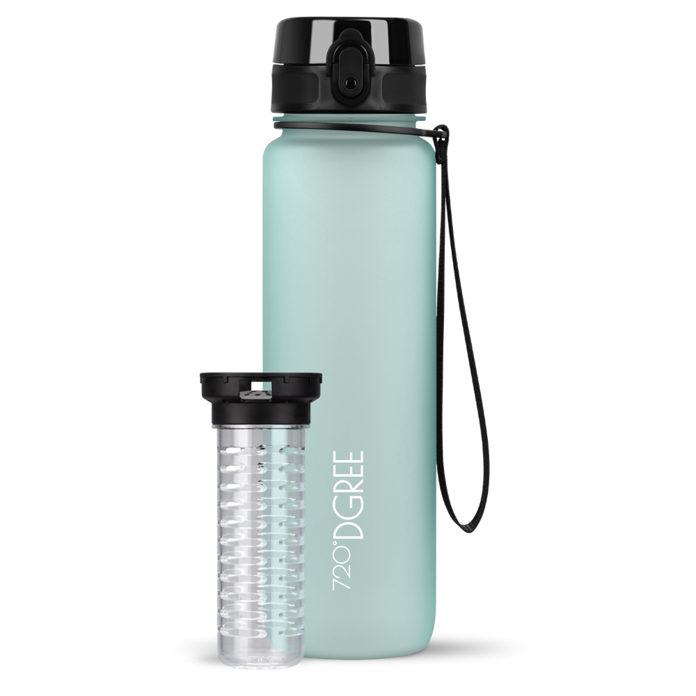 uberBottle Trinkflasche mit Fruchtbehälter - Spring Green