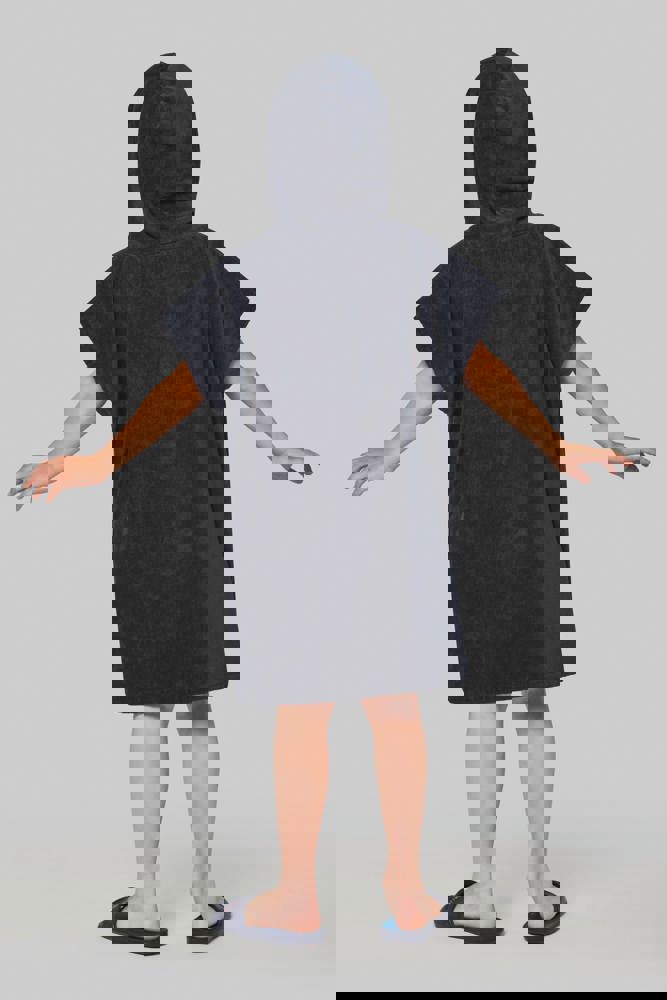 PA582 - Kinder-Frottee-Poncho mit Kapuze