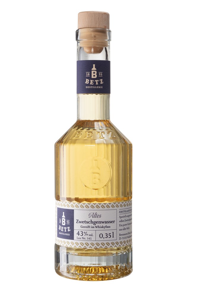 Altes Zwetschgenwasser gereift im Whiskyfass 0,35 l