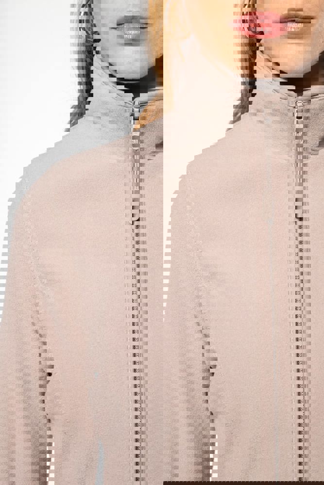 K907 - Mikrofleece-Jacke mit Reißverschluss für Damen