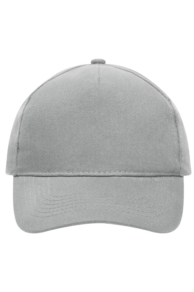 5 Panel Cap Heavy Cotton - Light-grey (ca. Pantone 400C)