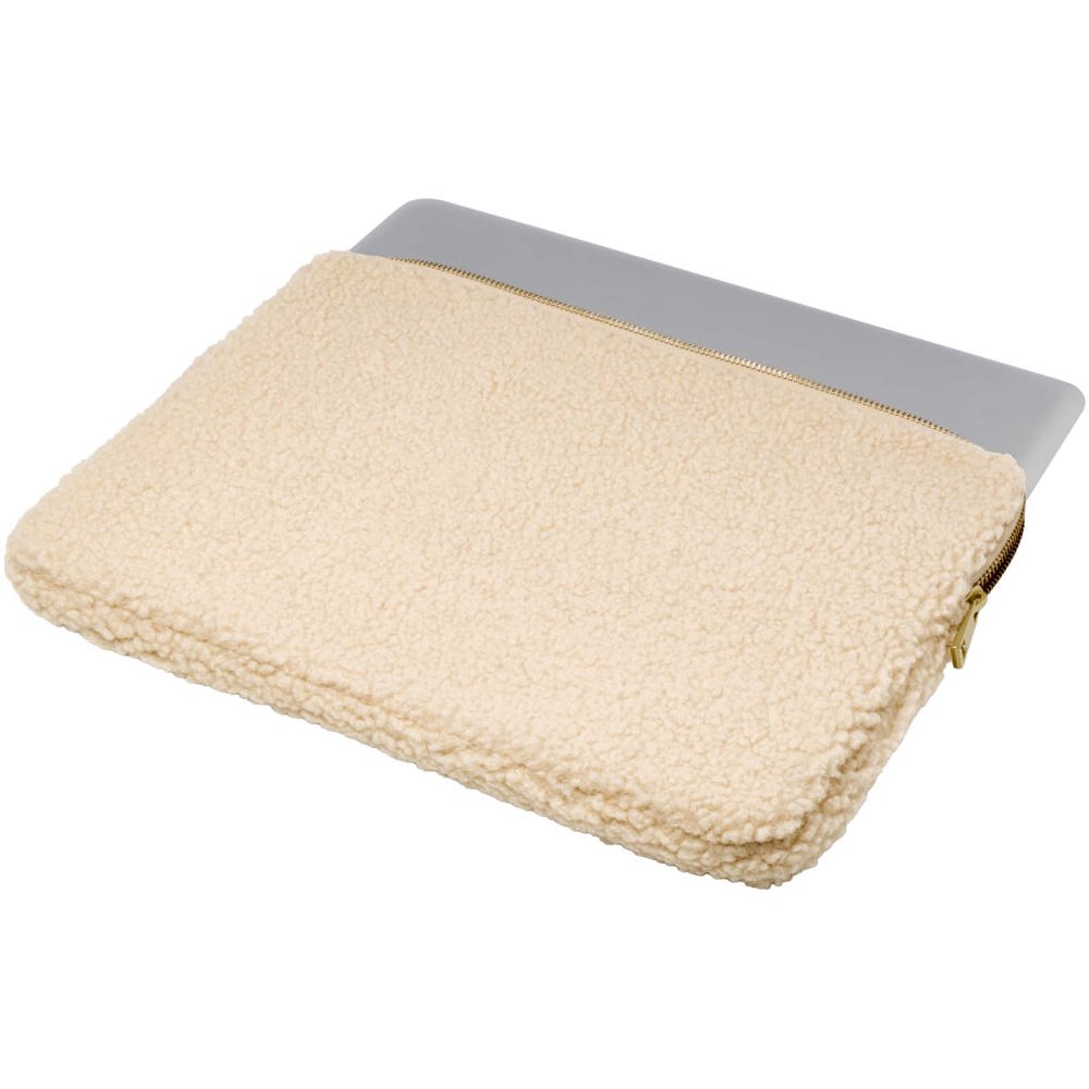 Bear 13" GRS-recycelte Sherpa Laptophülle 2 L 