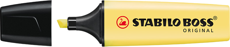 STABILO BOSS ORIGINAL Pastel Leuchtmarkierer - pudriges gelb