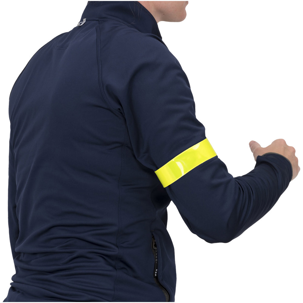 RFX™ 34 cm reflektierendes PVC Schnapparmband - neongelb