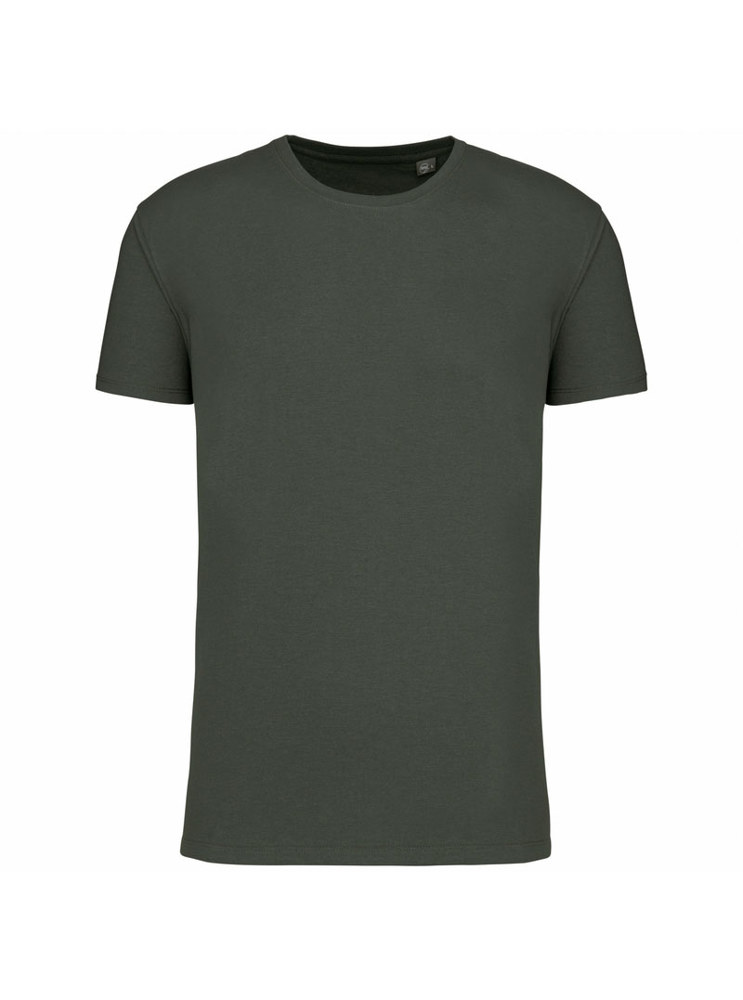 PREMIUM Organic T-Shirt inkl. 1c Druck - Green Marble Heather