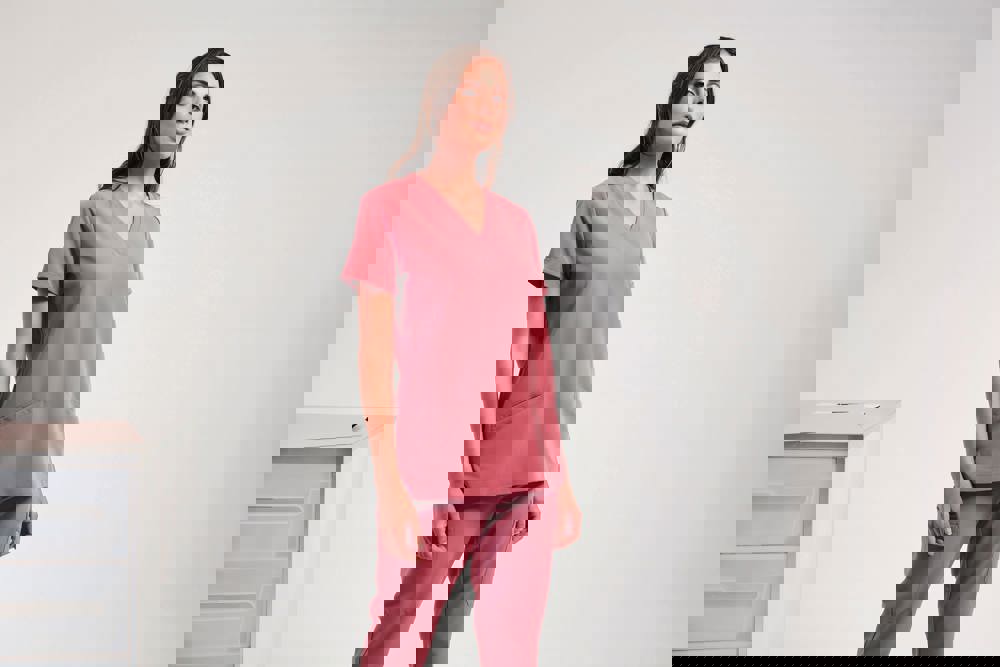 NN310 - Tunika mit Stretchanteil und kurzen Ärmeln, Damen