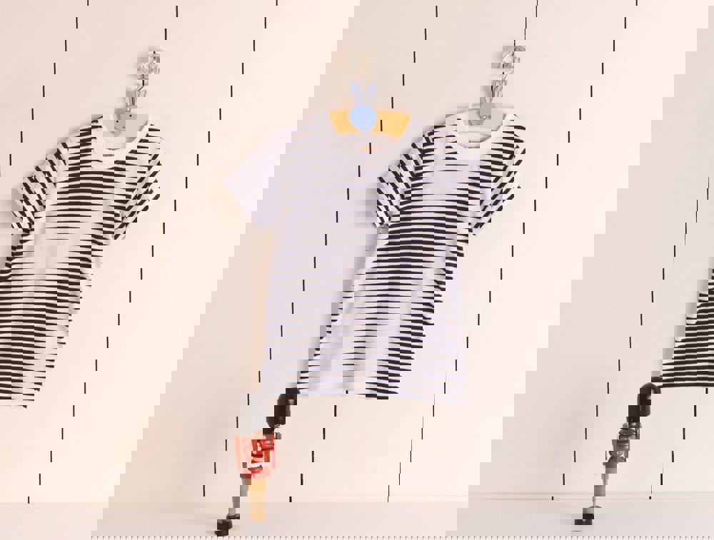 LW027 - Short Sleeve Striped T-shirt