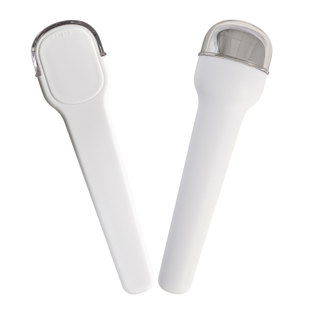 Besteckset RE98-CUTLA - silber, weiß / weiß