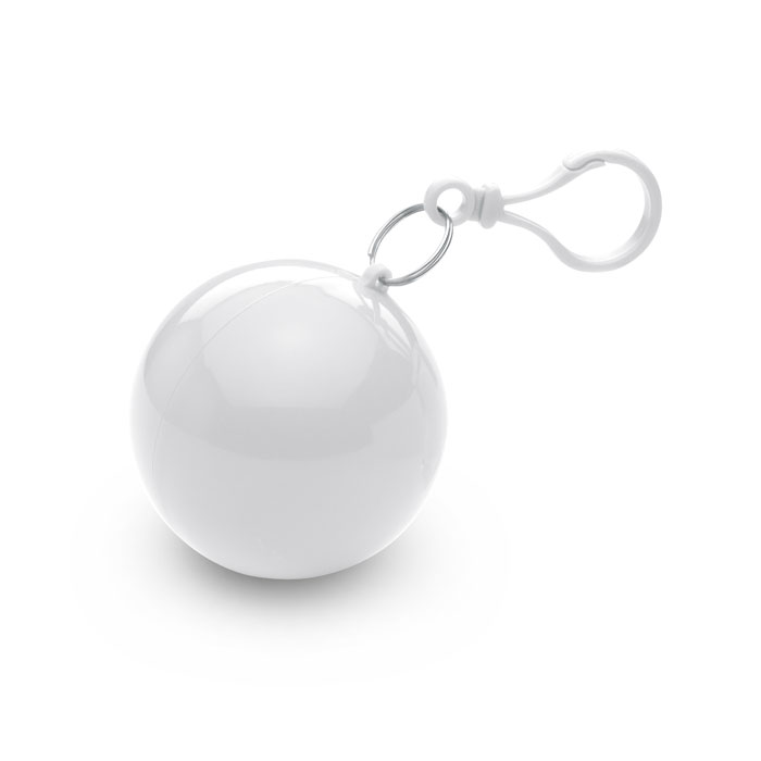 NIMBUS - Regenmantel in Kugel - weiß