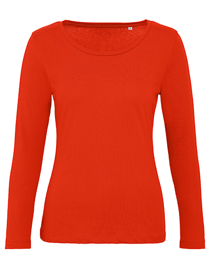 B&C BE INSPIRED - Inspire Long Sleeve T /Women_° - Fire Red