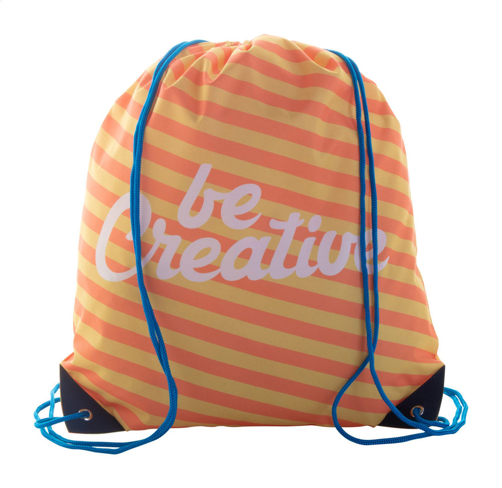CreaDraw Plus - Individueller Turnbeutel - blau/weiß