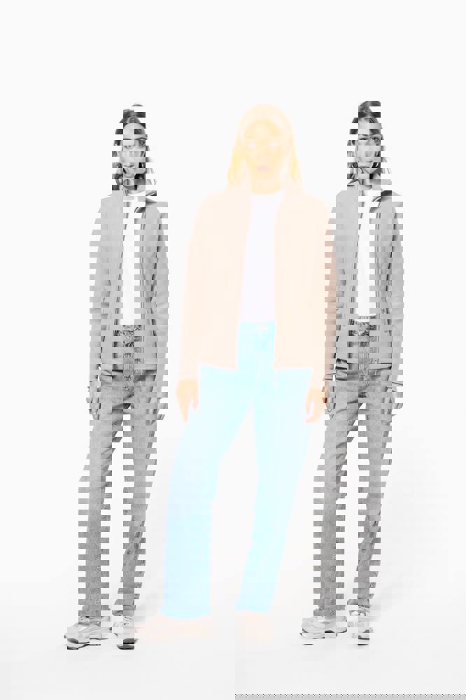 K907 - Mikrofleece-Jacke mit Reißverschluss für Damen