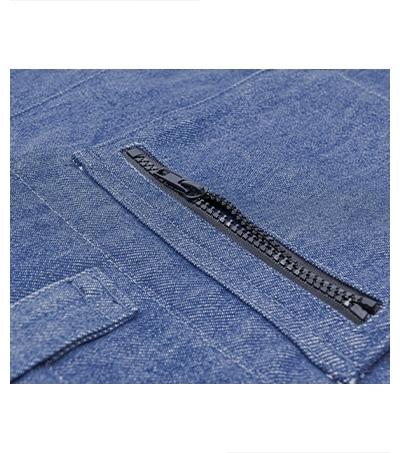 Arbeitsjeans Herren Vertex heller Jeansstoff