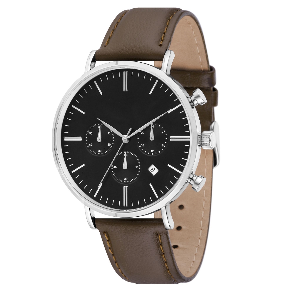 Armbanduhr FS Milan Chrono - braun, schwarz