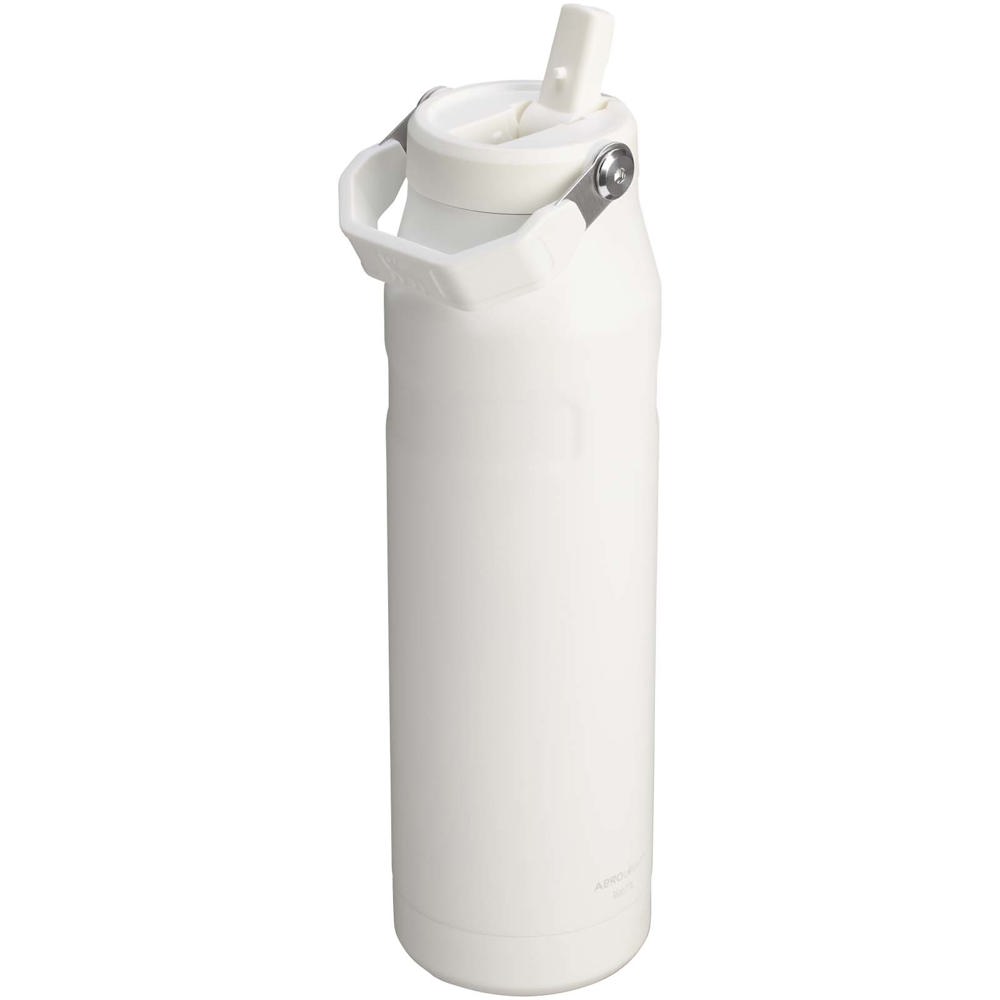 Stanley IceFlow™ 2.0 1060 ml Flasche mit Flip-Trinkhalm - weiß gefrosted