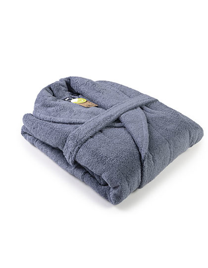 ARTG - Bathrobe Shawl Collar - Jeans Blue