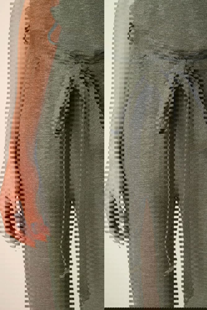 SP5004 - Overall aus Leinenstrickstoff mit kurzen Ärmeln für Damen