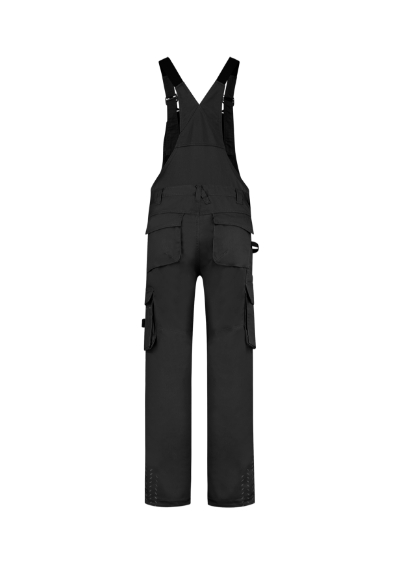 Arbeitslatzhose unisex Bib & Brace Twill Cordura schwarz