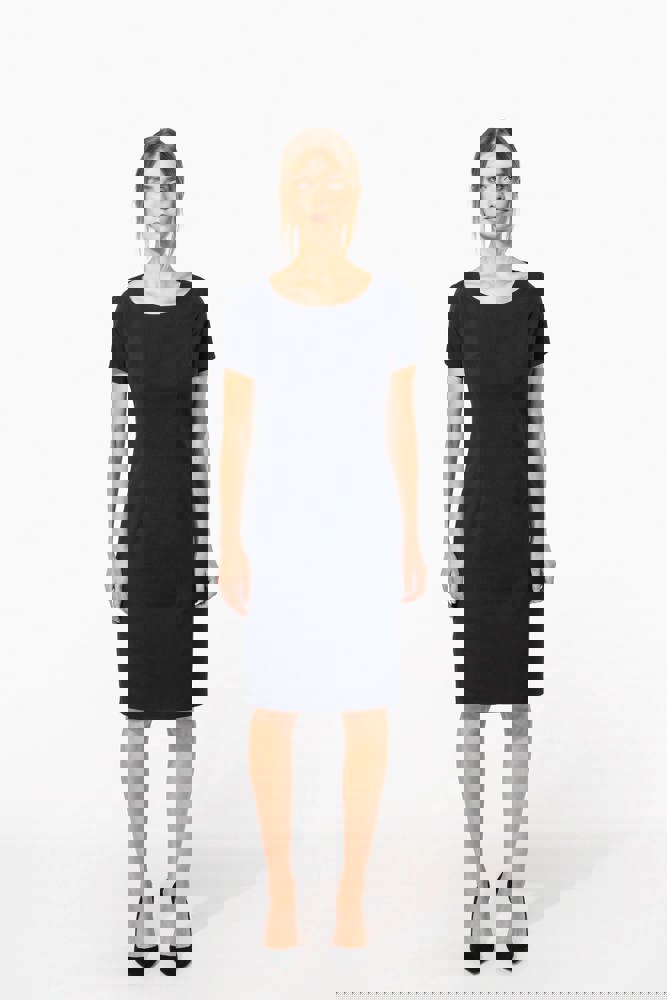 K500 - Kleid mit kurzen Ärmeln