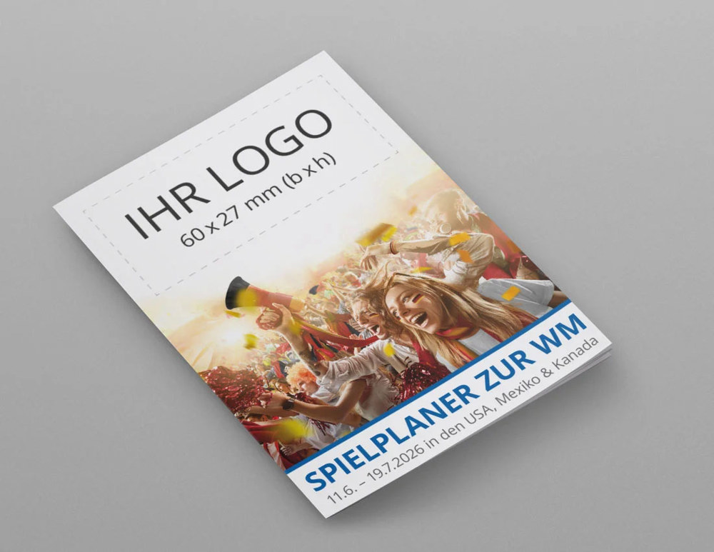 Pocket WM-Spielplan Fans PLUS - Blau