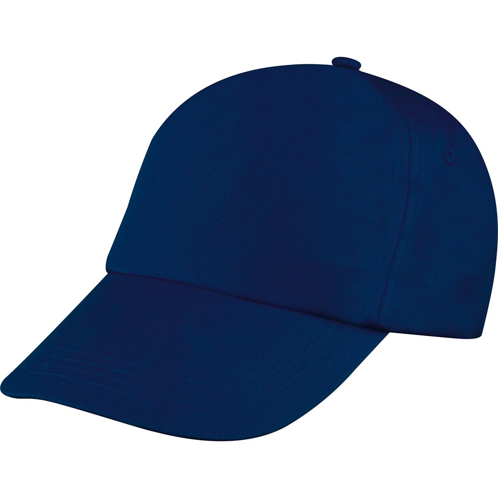 5 Panel Baumwoll-Baseball-Cap MEGAN - dunkelblau
