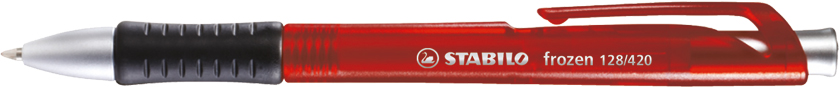 STABILO concept frozen Kugelschreiber - transparent rot