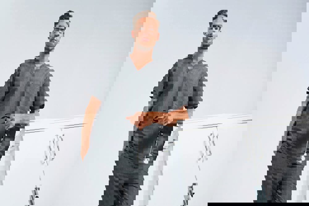 NN200X - Stretch-Tunika für Herren mit kurzen Ärmeln