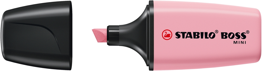 STABILO BOSS MINI Pastel Leuchtmarkierer - rosiges rouge