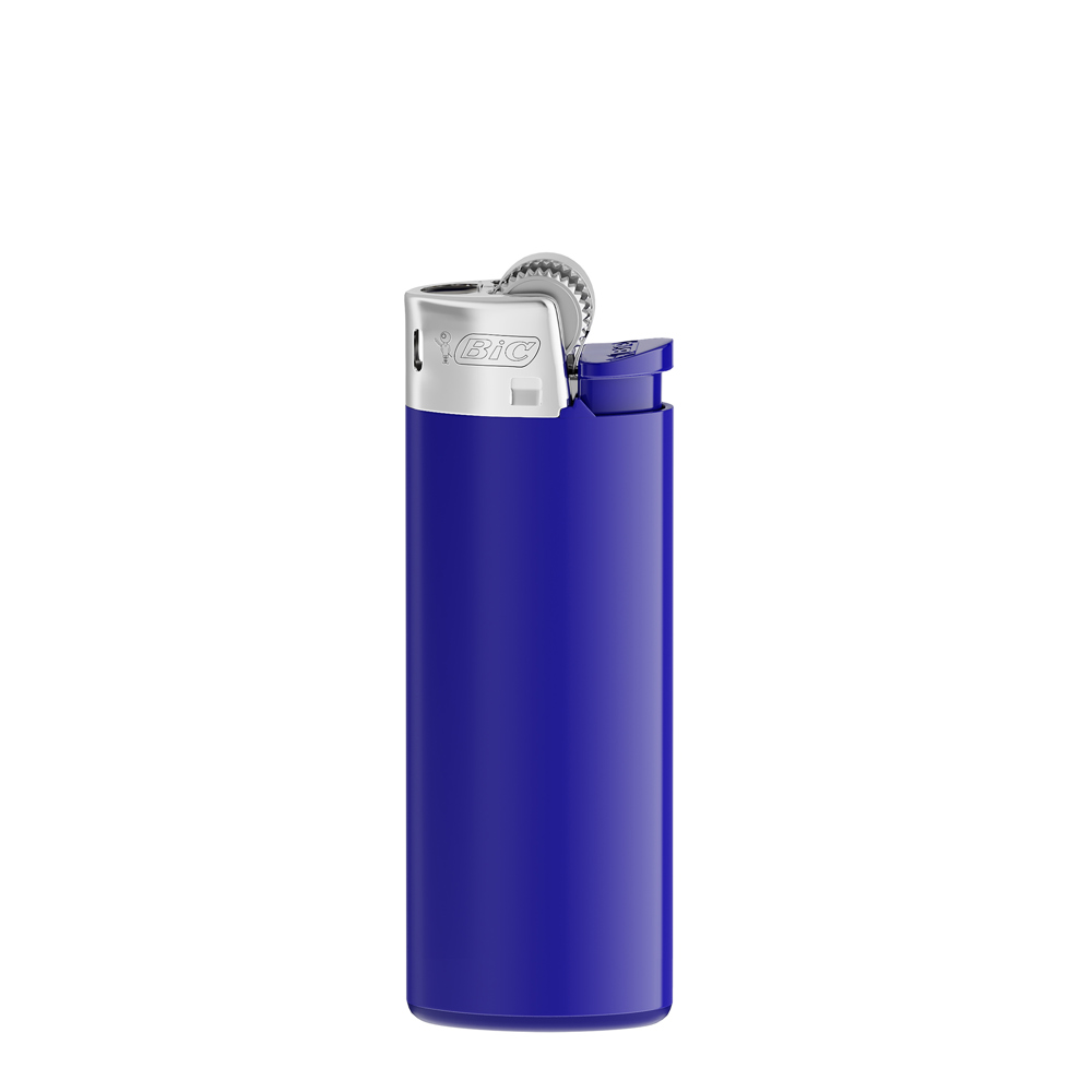 BIC® J25 Standard Feuerzeug - Corpus Dunkelblau/Boden Dunkelblau/Drücker Dunkelblau/Chromkappe
