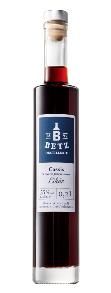 Cassis-Likör 0,2 l in Flasche Atlantis, 25 % vol.