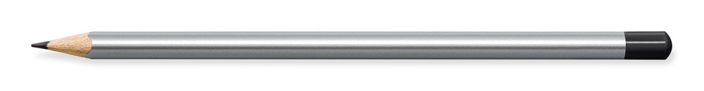 STAEDTLER Bleistift in Dreikantform, mit Tauchkappe - silber