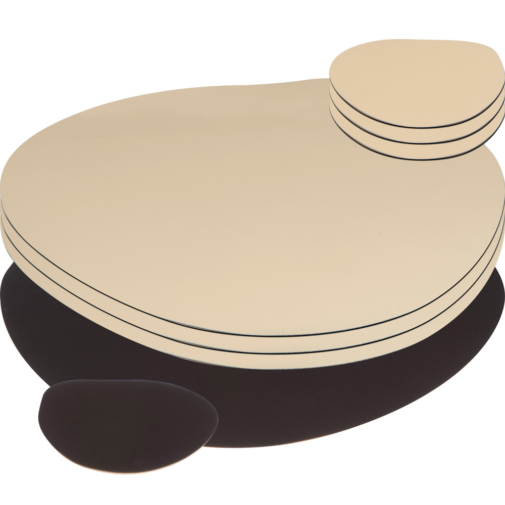 8 teiliges Platzset MAXIMO - braun