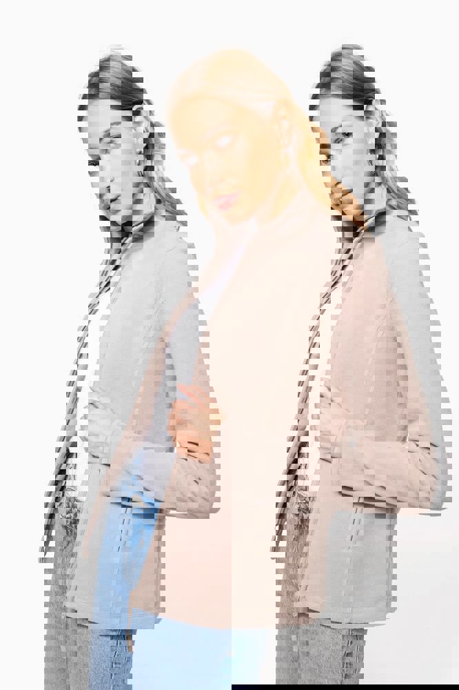 K907 - Mikrofleece-Jacke mit Reißverschluss für Damen