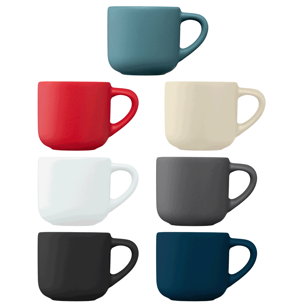 Alba Espresso-Keramiktasse mit mattem Finish - 90 ml