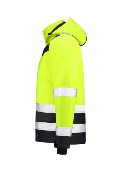 Arbeitsjacke unisex Midi Parka High Vis Bicolor fluoreszierendes gelb