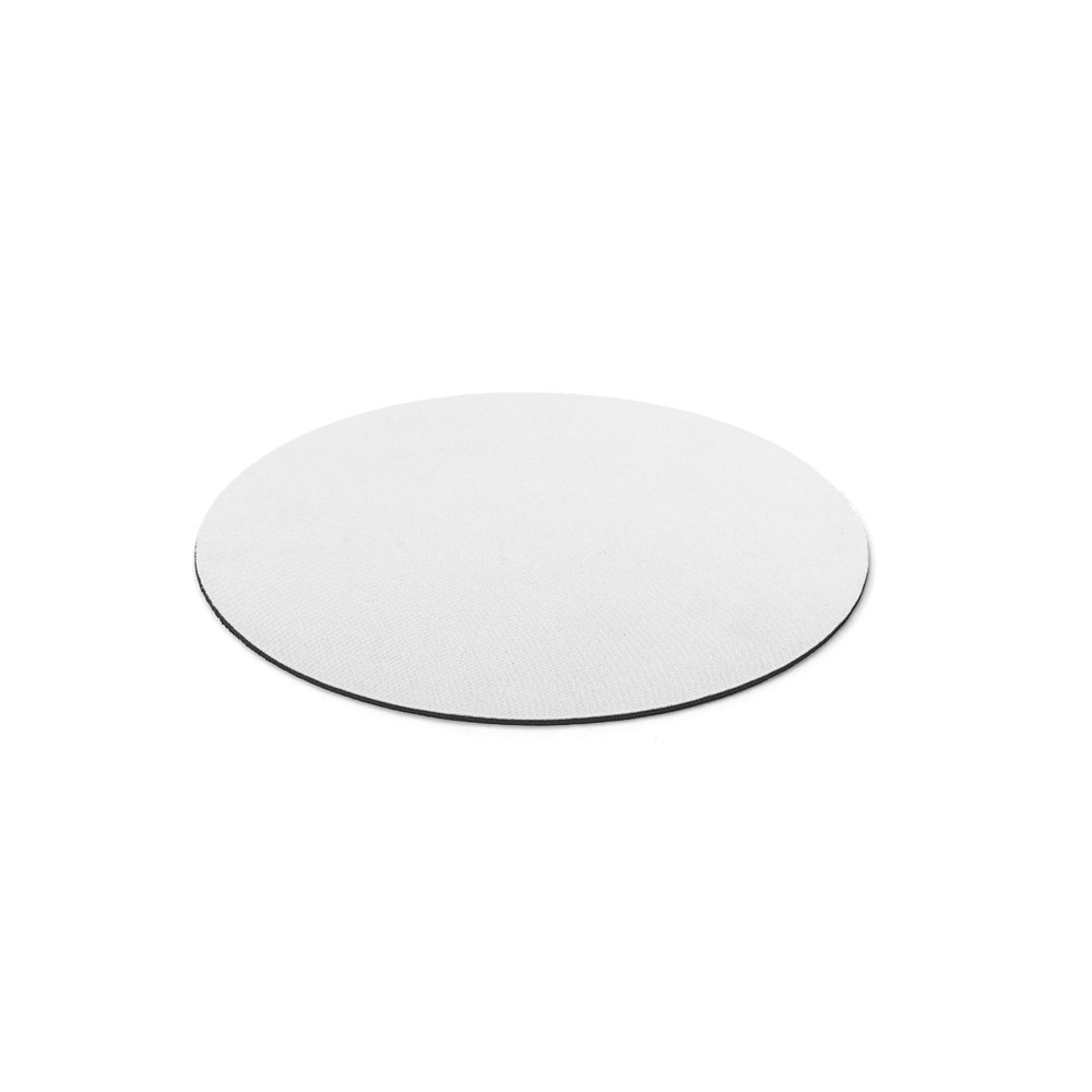 BLAIR ROUND. Rundes Mauspad mit Gummibasis