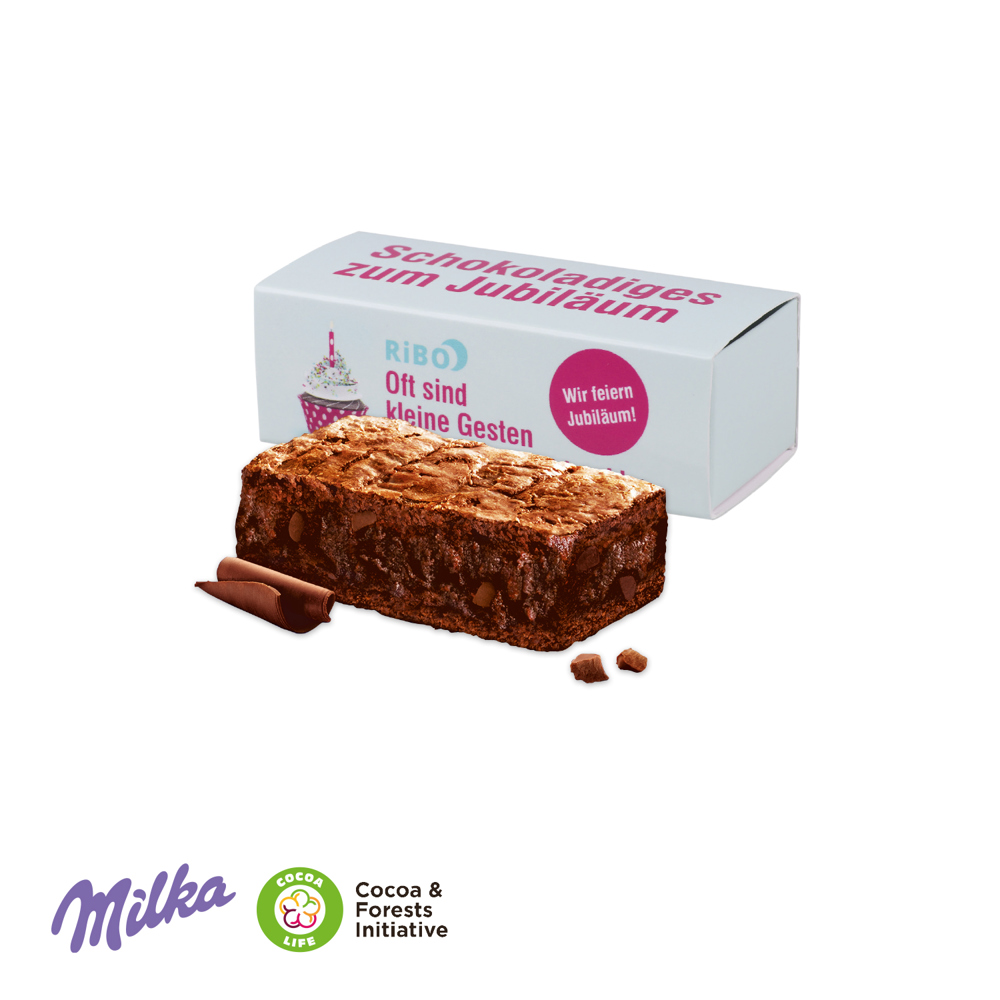 Milka Choco Brownie in Werbebox