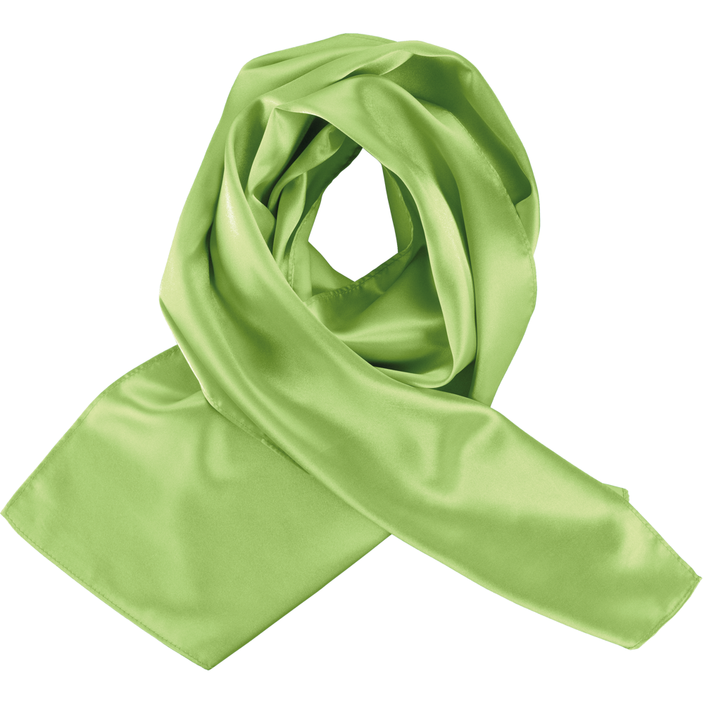 K861 - Satin HALSTUCH - lime