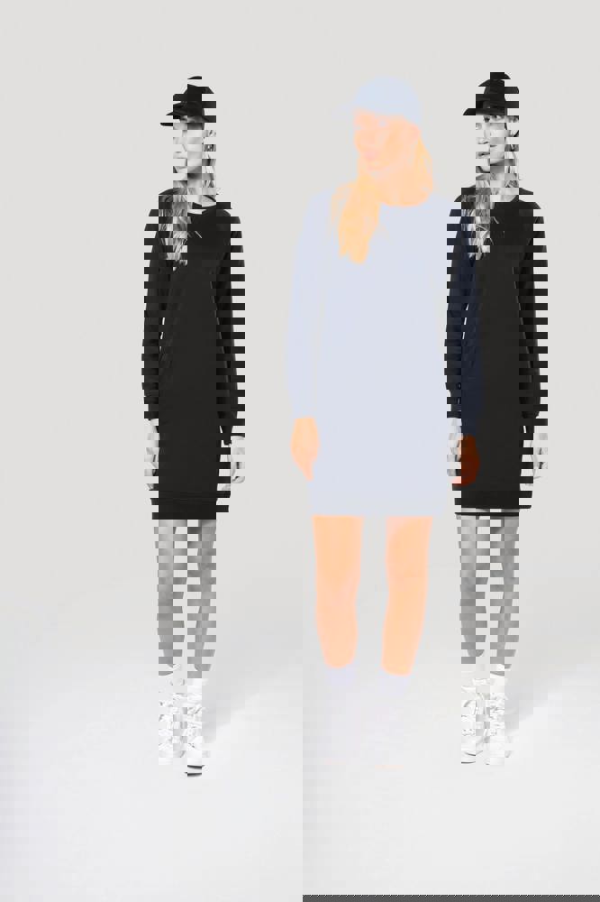 K493 - Bio-Loungekleid aus Fleece