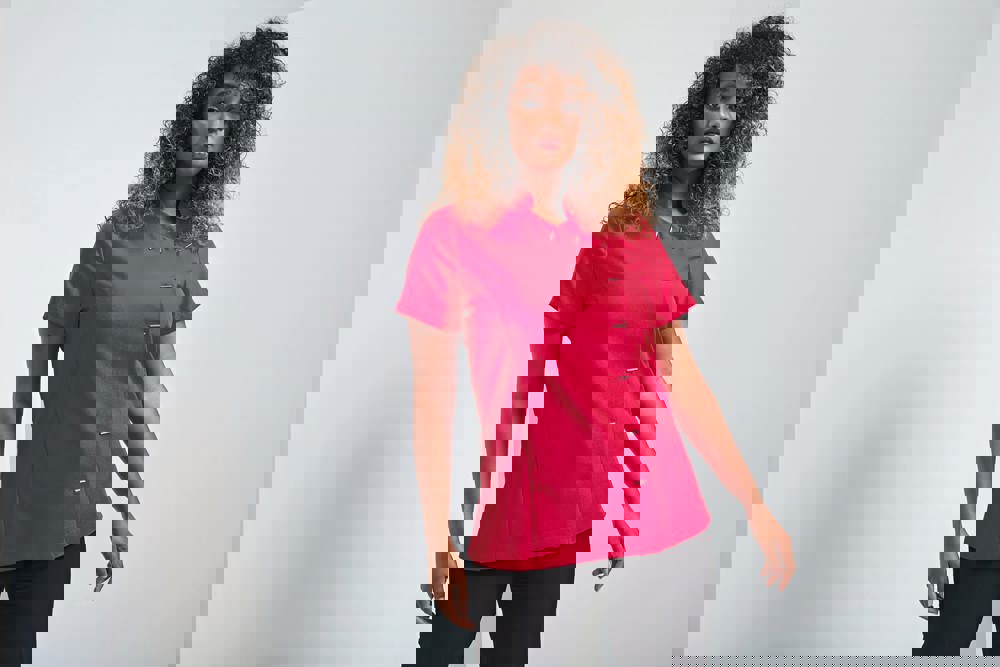 PR682 - orchid' Beauty And Spa Tunic