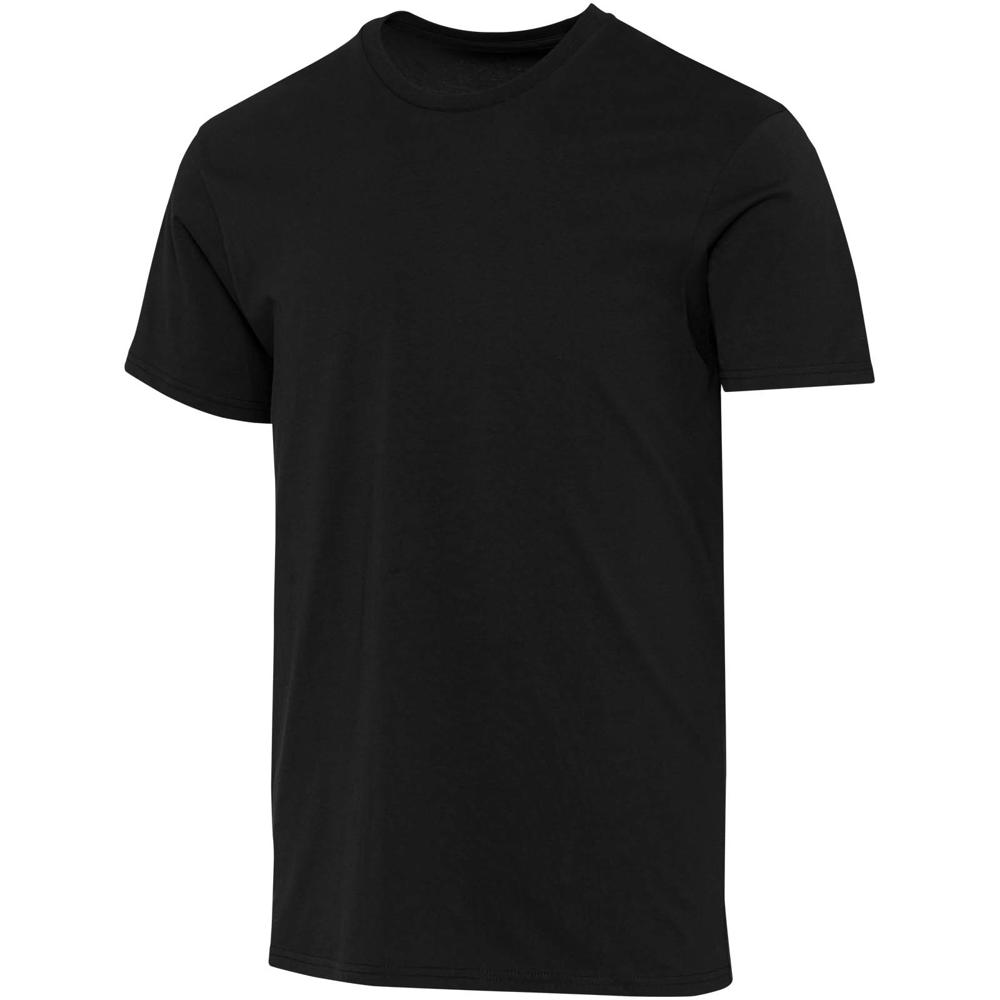Azurite 160 g/m² Kurzärmeliges T-Shirt Bio Baumwolle (OCS), unisex - Schwarz